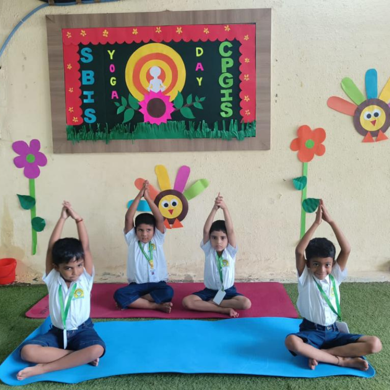 With focused minds and steady breaths, they explore the benefits of yoga.