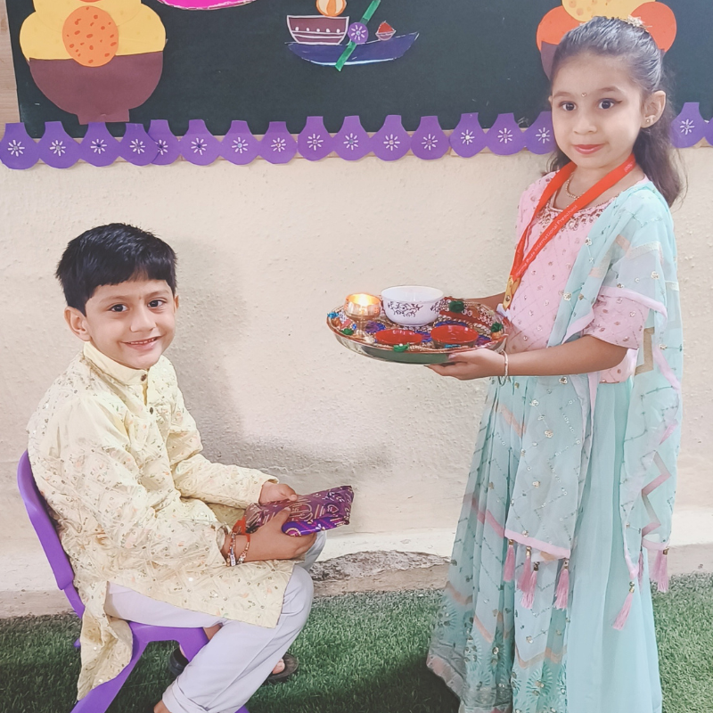 Bhai Dooj, also known as Bhau Beej, is a Hindu festival celebrated to honor the special bond between brothers and sisters, marked by rituals of love, blessings, and mutual respect.