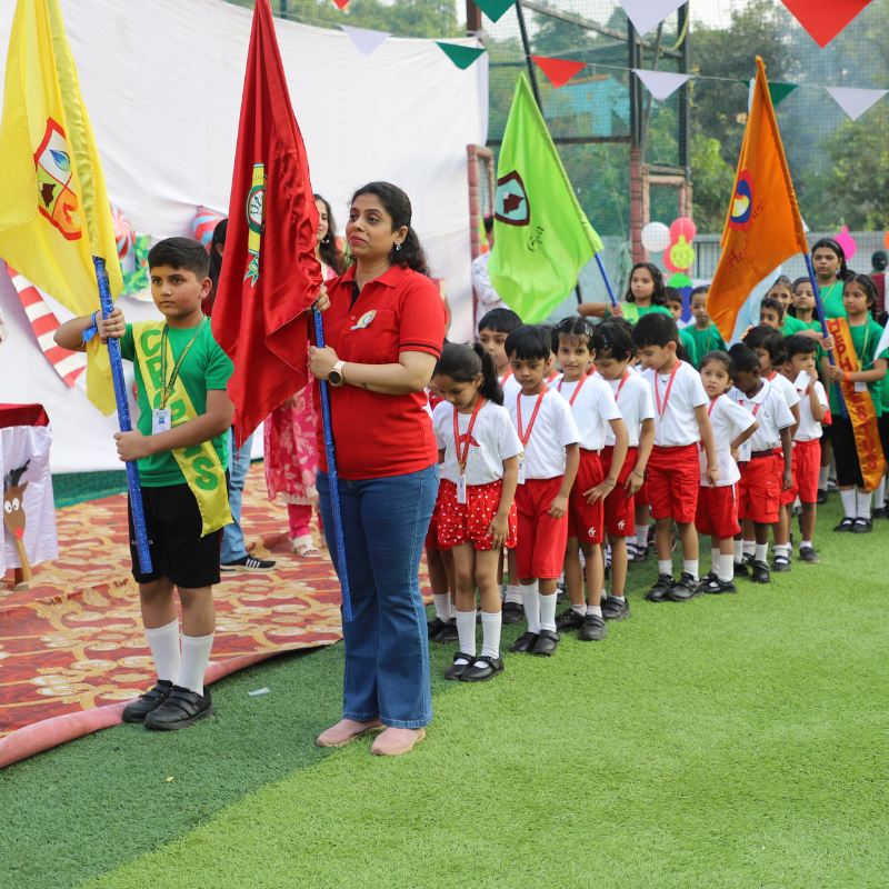 Teachers and staff played a pivotal role in organizing and coordinating the sports day activities, ensuring smooth and efficient proceedings.